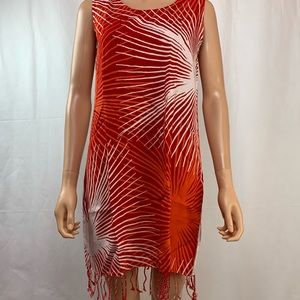 Caribelle Batik Handmade Frill Tank Dress